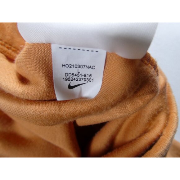 Nike‎ Women's Velour 2PC Track Suit Set Orange Size - M-Jacket/L-Pants - Picture 9 of 9